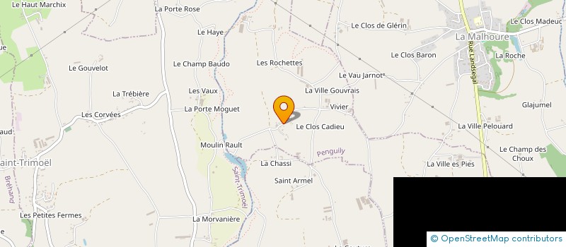 localisation de l'entreprise SCOCIETE CIVILE D'EXPLOITATION AGRICOLE LA HUANNIERE à PENGUILY