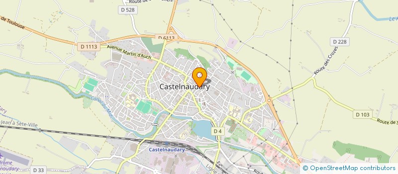 localisation de l'entreprise SCOCIETE CIVILE IMMOBILIERE GRAND RUE  CASTELNAUDARY