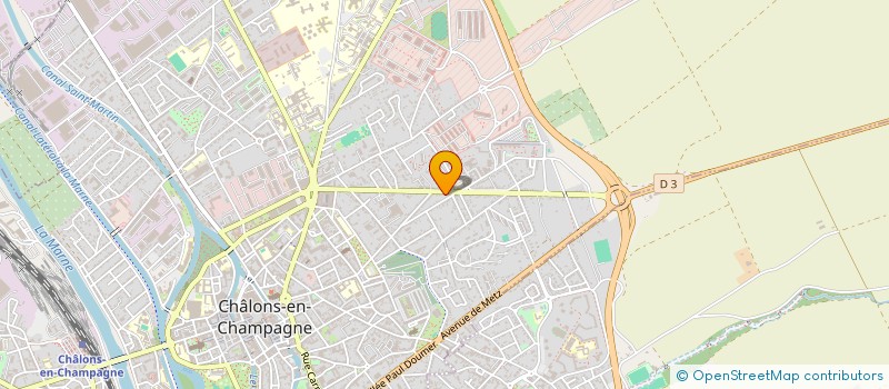 localisation de l'entreprise SCOD IMMO  CHALONS-EN-CHAMPAGNE