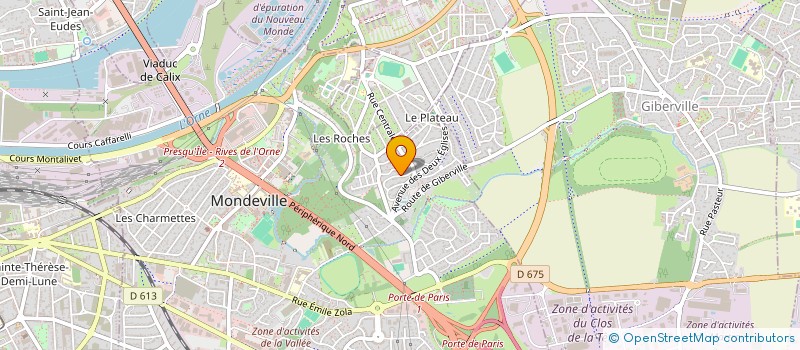 localisation de l'entreprise SCOD - SUPPLY CHAIN ON DEMAND  MONDEVILLE