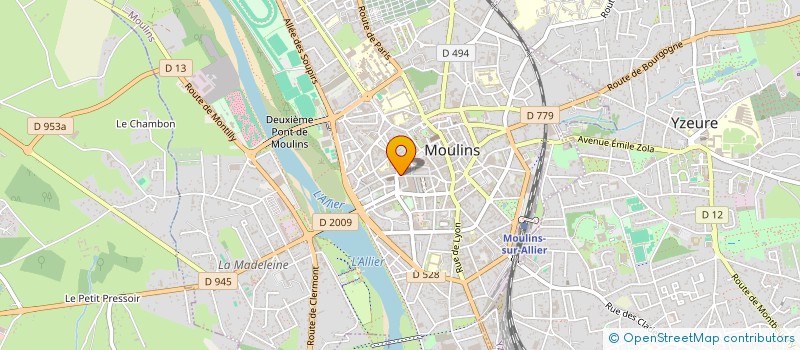 localisation de l'entreprise SCODAIWEL à MOULINS