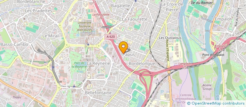 localisation de l'entreprise SCODEM à TOULOUSE