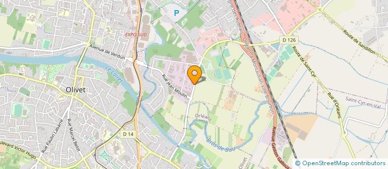 localisation de l'entreprise SCODIP à ORLEANS