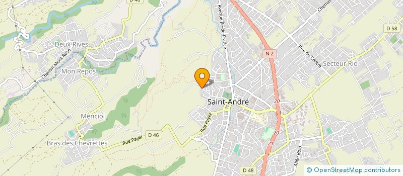 localisation de l'entreprise SCODIP à SAINT-ANDRE