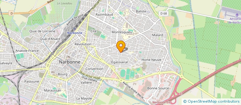 localisation de l'entreprise SCOEITE CIVILE PATRIMONIALE HK2S2  NARBONNE