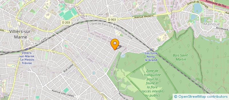 localisation de l'entreprise SCOF  VILLIERS-SUR-MARNE