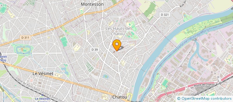 localisation de l'entreprise SCOFIPA à CHATOU