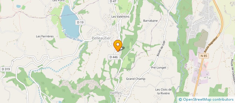 localisation de l'entreprise SCOFITEC HLD  PELLEAUTIER