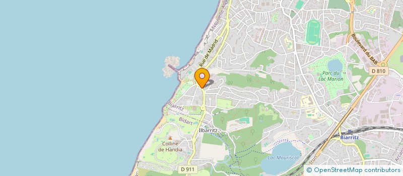 localisation de l'entreprise SCOHY PLOMBERIE à BIARRITZ