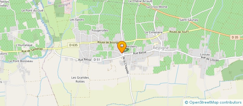 localisation de l'entreprise SCOIETE CIVILE IMMOBILIERE JALADOR ET PAR ABREVIATION SCI JALADOR  RESTIGNE