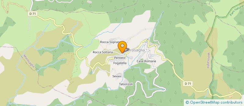 localisation de l'entreprise SCOLA PASQUALE PAOLI MOROSAGLIA à MOROSAGLIA