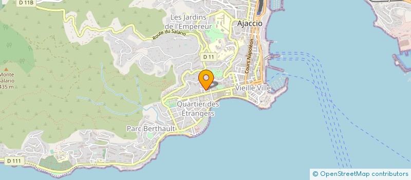 localisation de l'entreprise SCOLA20 à AJACCIO