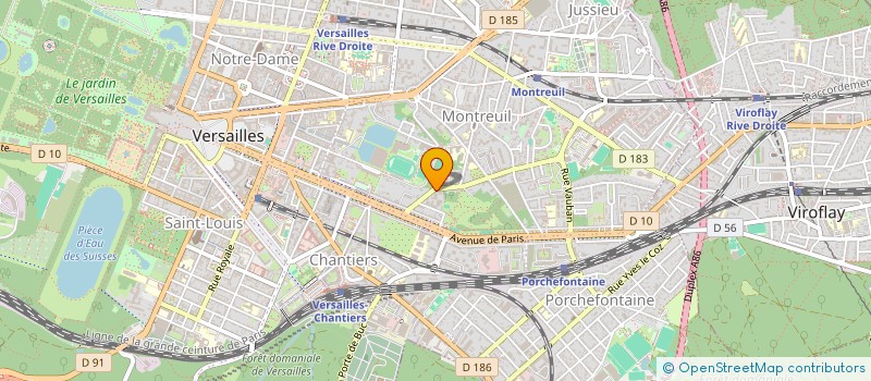 localisation de l'entreprise SCOLAIREMENT-VOTRE à VERSAILLES