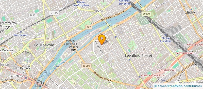 localisation de l'entreprise SCOLARISS à LEVALLOIS-PERRET