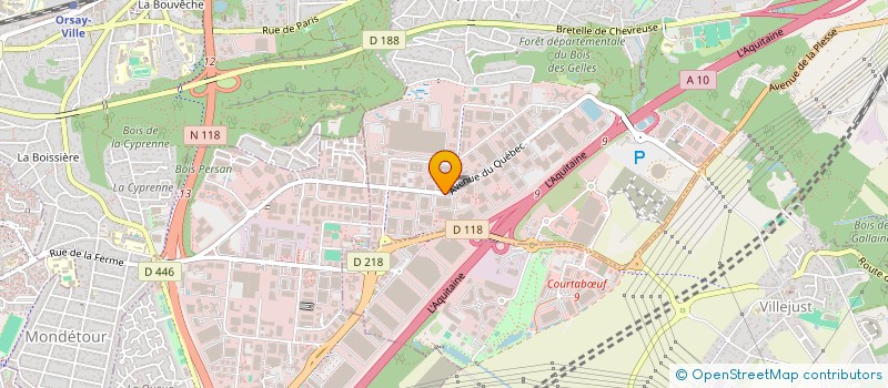 localisation de l'entreprise SCOLAWEB à VILLEBON-SUR-YVETTE