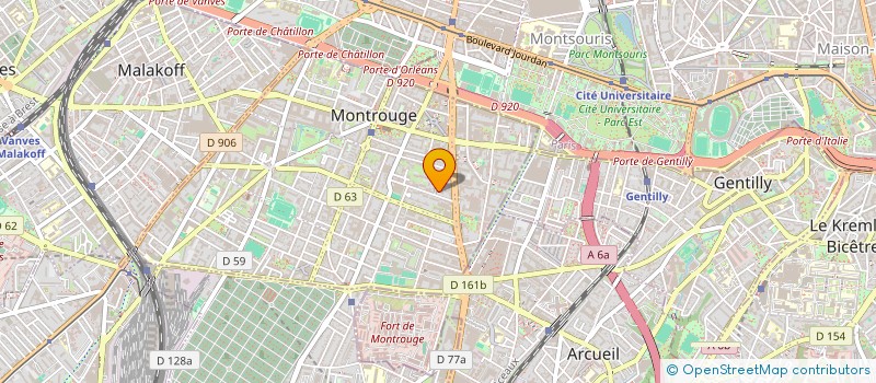 localisation de l'entreprise SCOLEX INTERNATIONAL à MONTROUGE