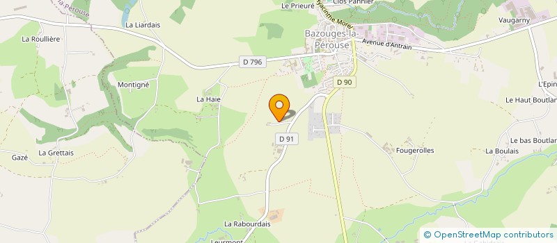 localisation de l'entreprise SCOLLU  BAZOUGES-LA-PEROUSE