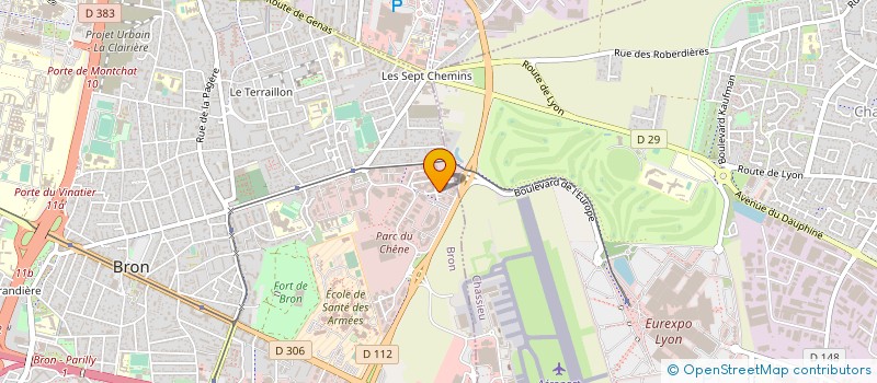 localisation de l'entreprise SCOLOPAX  BRON