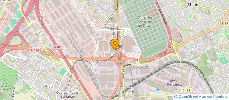 localisation de l'entreprise SCOMEAT à RUNGIS