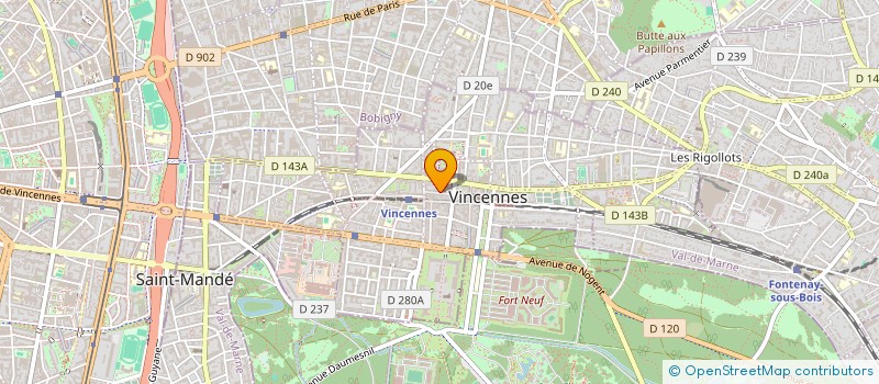localisation de l'entreprise SCONSEIL à VINCENNES