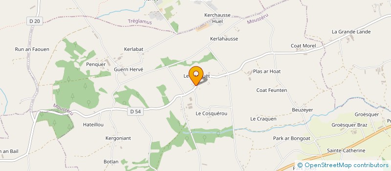 localisation de l'entreprise SCOOBY COMPAGNY  MOUSTERU