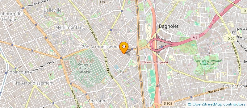 localisation de l'entreprise SCOOP TRAVAUX  PARIS