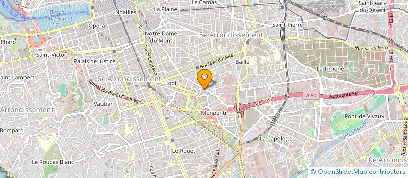 localisation de l'entreprise SCOOT 50 RACING à MARSEILLE