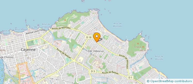 localisation de l'entreprise SCOOT DESIGN  CAYENNE