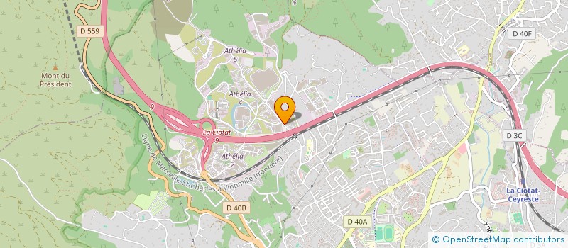 localisation de l'entreprise SCOOT FMC SUD à LA CIOTAT