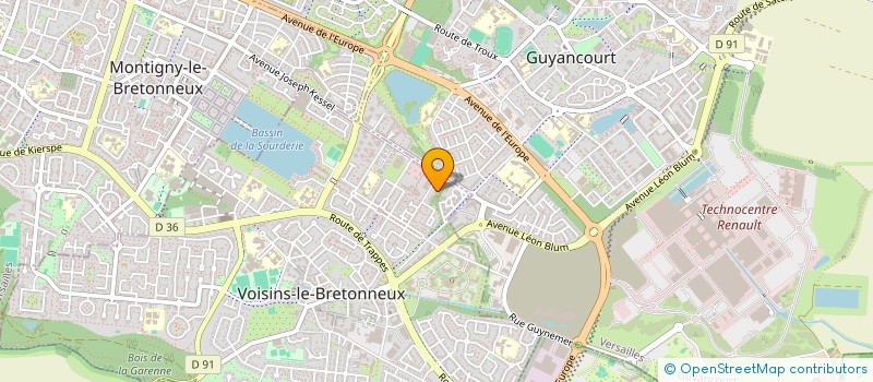 localisation de l'entreprise SCOOT FUSION à VOISINS-LE-BRETONNEUX