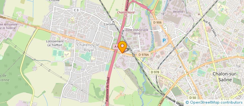 localisation de l'entreprise SCOOT' OCCAZ 71  CHATENOY-LE-ROYAL