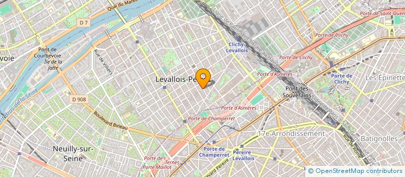 localisation de l'entreprise SCOOTER 2000 à LEVALLOIS-PERRET
