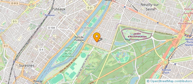 localisation de l'entreprise SCOOTER LEVALLOIS à NEUILLY-SUR-SEINE
