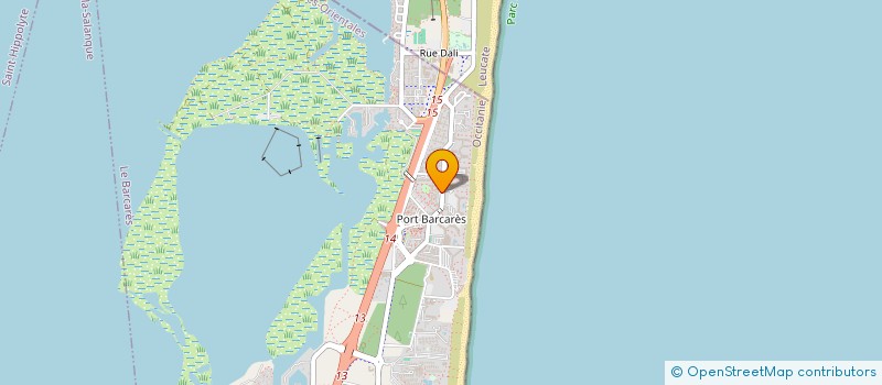 localisation de l'entreprise SCOOTY BIKE  LE BARCARES