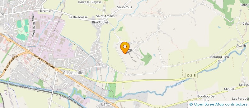 localisation de l'entreprise SCOP 47 ELEVAGE  CASTELCULIER