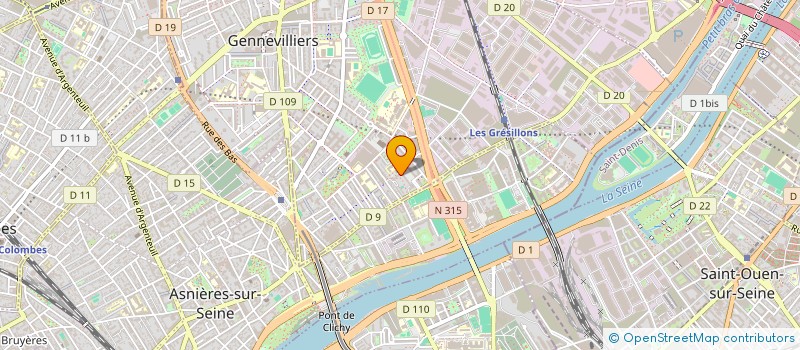 localisation de l'entreprise SCOP' à GENNEVILLIERS