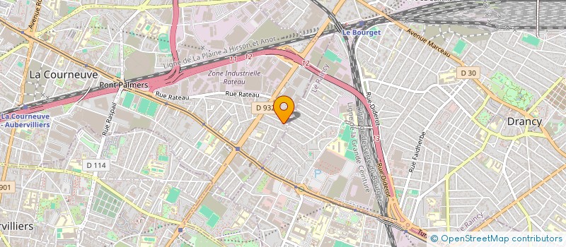 localisation de l'entreprise SCOP AMENAGEMENT ENTRETIEN RENOVAT BATIM à LA COURNEUVE