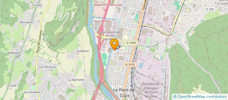 localisation de l'entreprise SCOP AMPHITHEATRE  LE PONT-DE-CLAIX