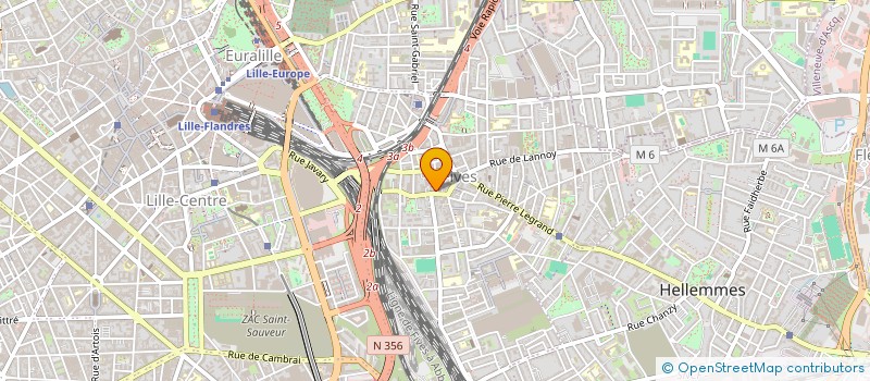 localisation de l'entreprise SCOP ARL RECREATIONS URBAINES  LILLE