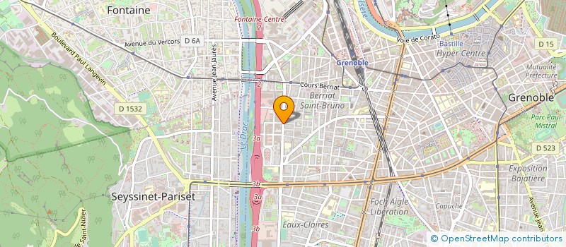 localisation de l'entreprise SCOP ATELIER F4 à GRENOBLE