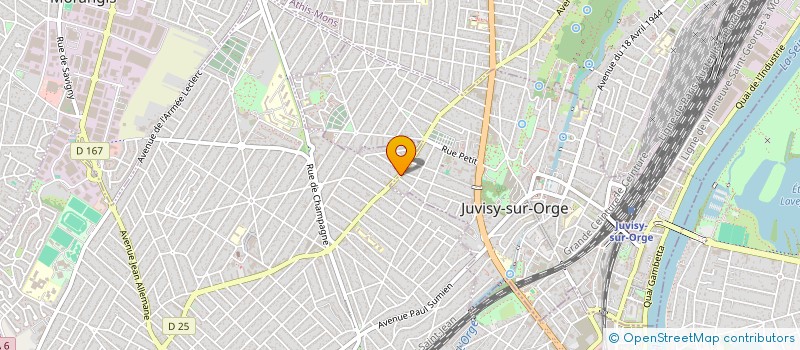 localisation de l'entreprise SCOP BUREAU ETUDES CJ2B à JUVISY-SUR-ORGE