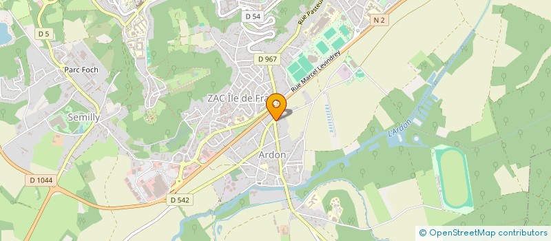 localisation de l'entreprise SCOP CHAUFFAGE SANITAIRE à LAON