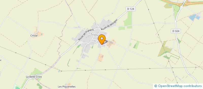 localisation de l'entreprise SCOP CPRATIK SERVICES à AIGONDIGNE