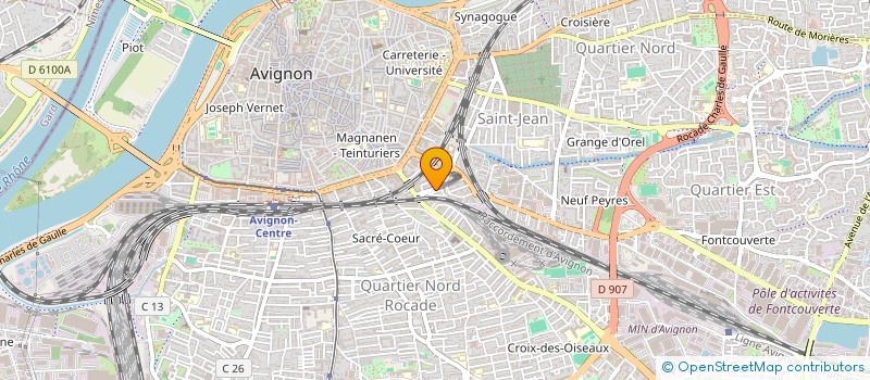 localisation de l'entreprise SCOP DISTRI-SERVICES  AVIGNON