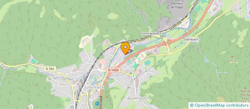 localisation de l'entreprise SCOP ERIMECA à SCHIRMECK