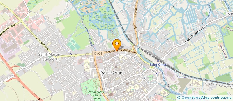 localisation de l'entreprise SCOP ETS CAFFRAY à SAINT-OMER