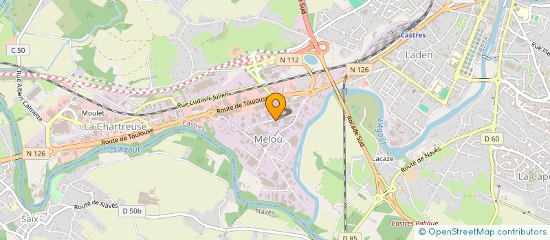 localisation de l'entreprise SCOP GENERALE D'AMEUBLEMENT à CASTRES