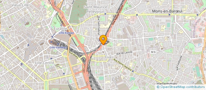 localisation de l'entreprise SCOP INSTEP à LILLE