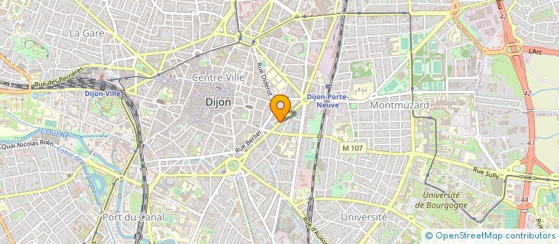 localisation de l'entreprise SCOP INTERLIGNE à DIJON