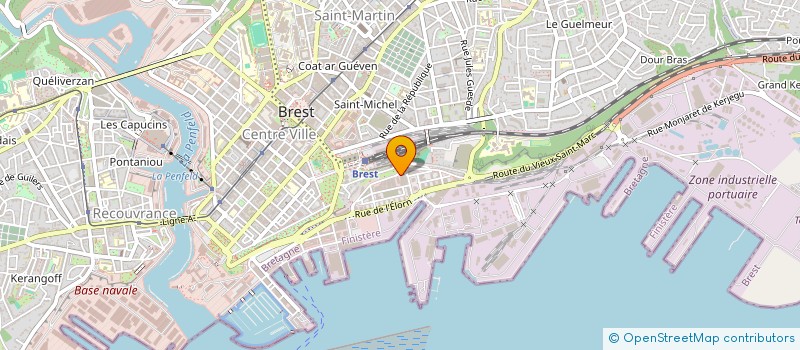 localisation de l'entreprise SCOP L'EGALITAIRE à BREST